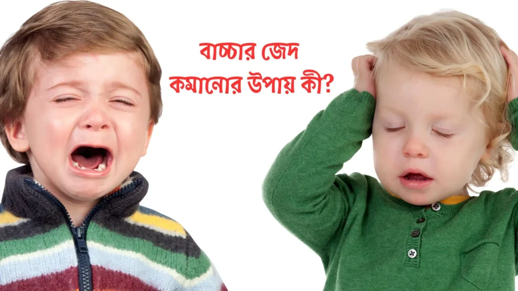 বাচ্চার জেদ কমানোর উপায়